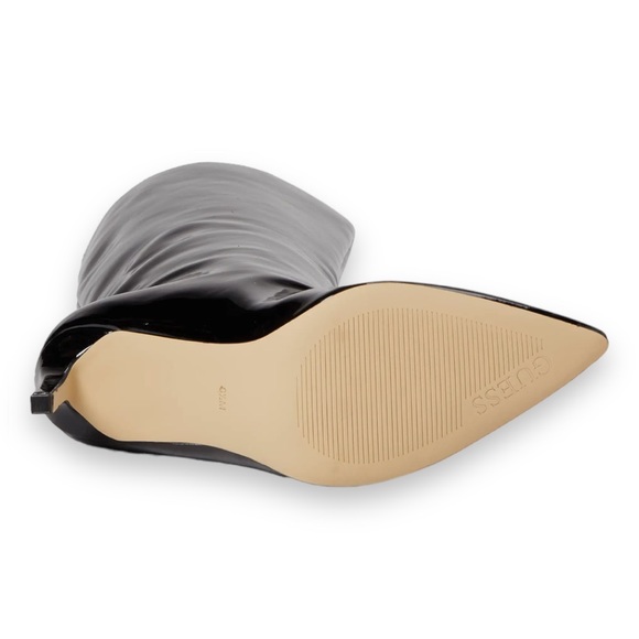 GUESS Dayton Stiletto Knee High Boot, Black Patent Size 8 - New In Box - Picture 6 of 8